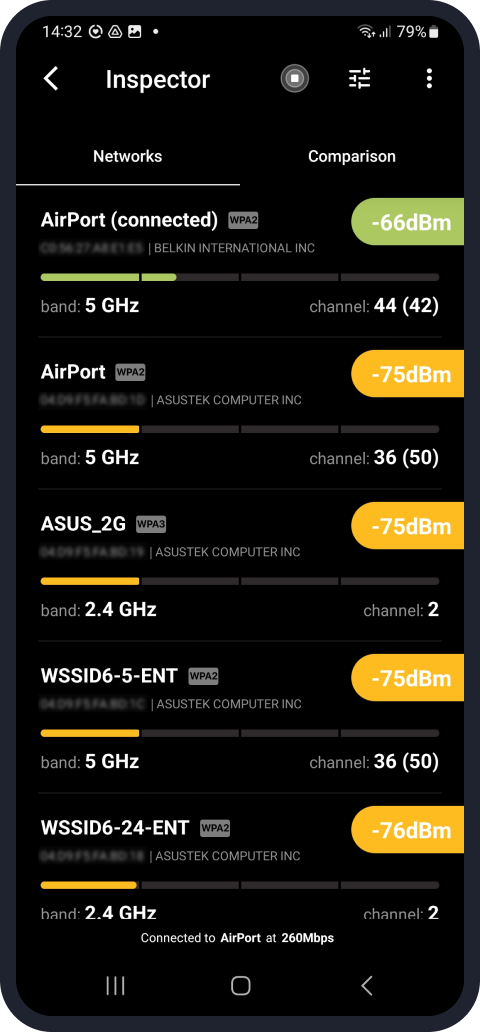 App gratuita analizzatore WiFi per MacOS e PC Windows