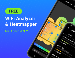 NetSpot for Android v.3.2 — free WiFi heatmaps