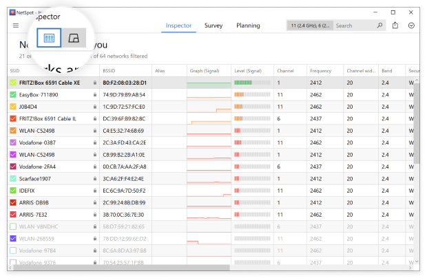 Netspot Details button Win