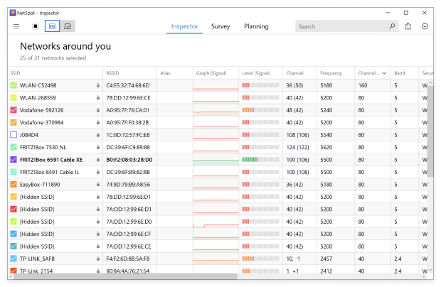 Sort networks by channel Win