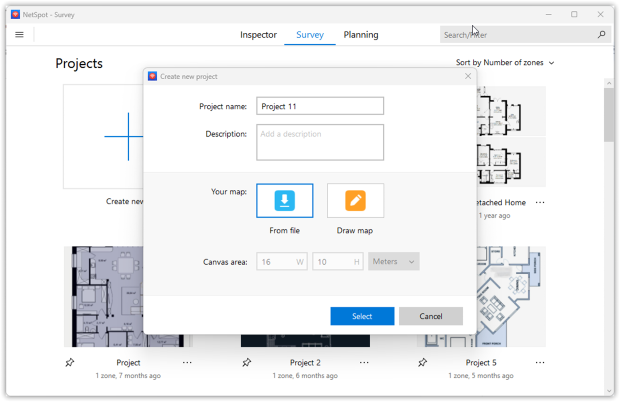 Create new project win