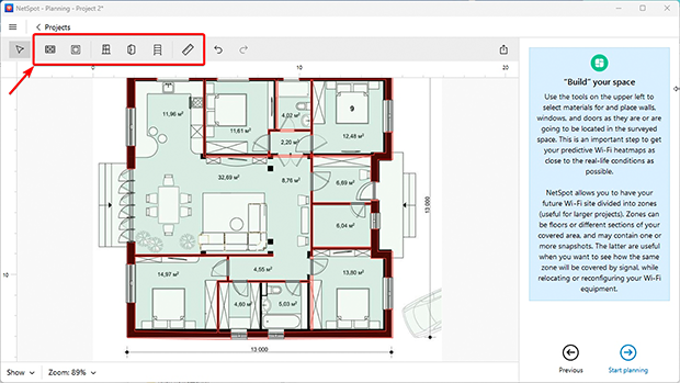 Drawing the Apartment Plan